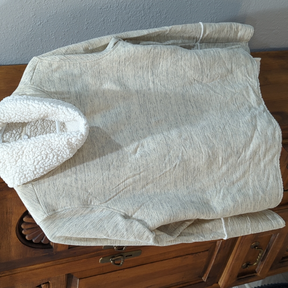 Cozy fleece lined sweatshirt